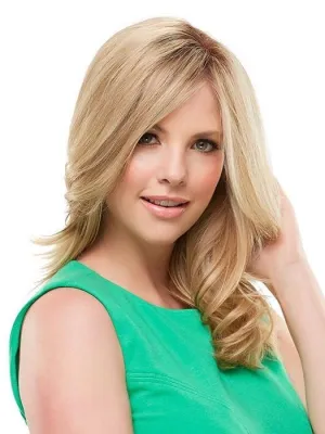 12" Top Form Exclusive Colors by Jon Renau | Remy Human Hair Topper (Full Mono)