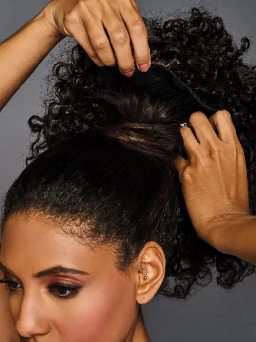 16" Coily Cinched Pony | Synthetic Ponytail