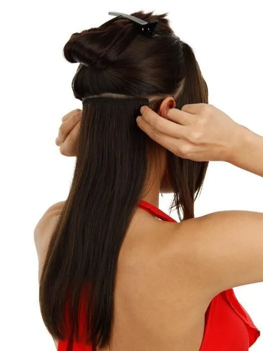 16" Human Hair Clip In Extensions (2pc) by Raquel Welch | CLOSEOUT