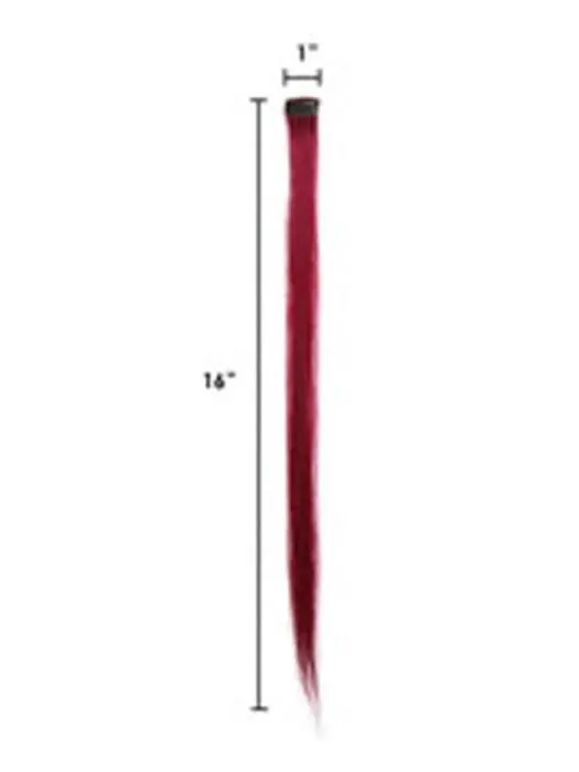 16" Human Hair Extension Strips (1 Piece) | Clip In Color | CLOSEOUT
