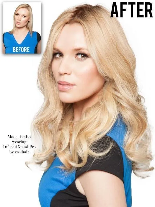 18" Top Form Exclusive Colors by Jon Renau | Remy Human Hair Topper