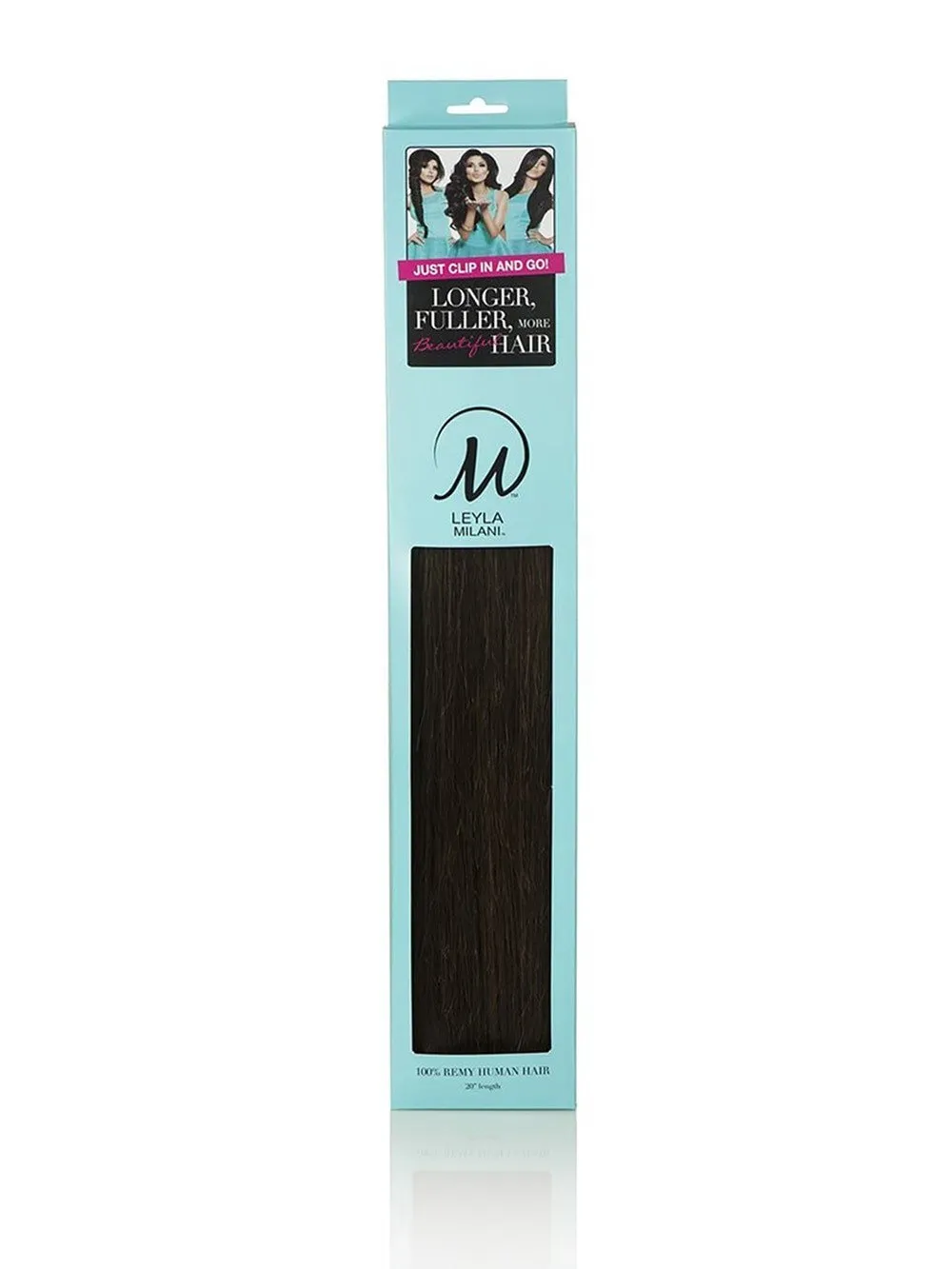 20" Clip-In Hair Extensions by Leyla Milani | Remy Human Hair (7 Piece) | CLOSEOUT