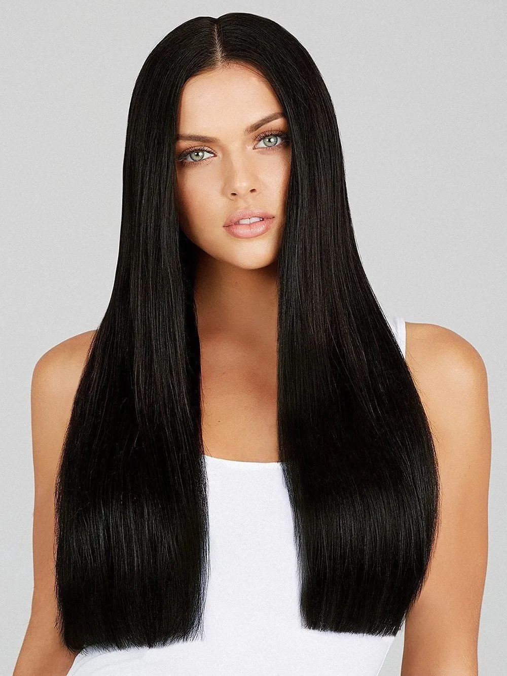 20" Clip-In Hair Extensions by Leyla Milani | Remy Human Hair (7 Piece) | CLOSEOUT