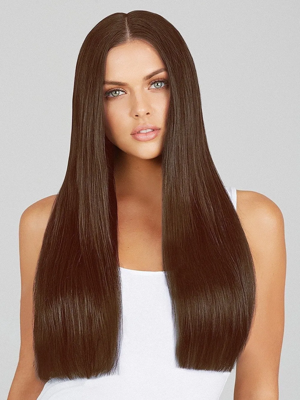 20" Clip-In Hair Extensions by Leyla Milani | Remy Human Hair (7 Piece) | CLOSEOUT