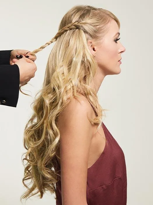 20" Invisible HF Synthetic Hair Extensions (1 Piece) | Halo