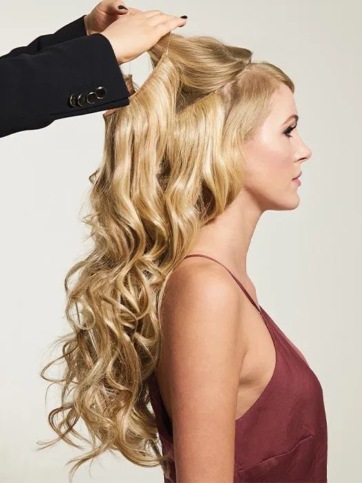 20" Invisible HF Synthetic Hair Extensions (1 Piece) | Halo