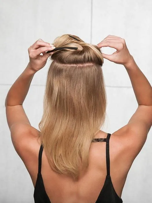 22" Straight Clip In Extension (1pc)