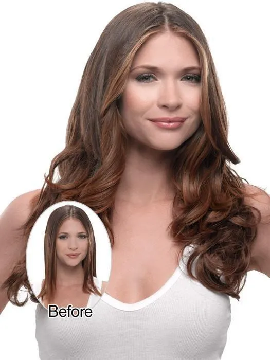 23" Wavy | HF Synthetic Hair Extension (1 Piece Clip In)