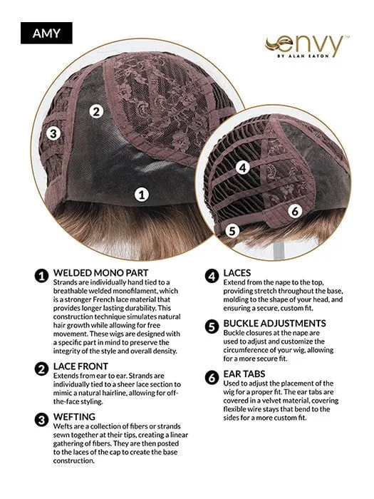 Amy | Synthetic Lace Front Wig (Mono Part)