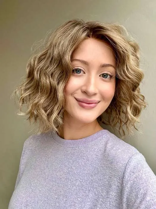 Beaming Beauty | Synthetic Lace Front Wig (Mono Part)