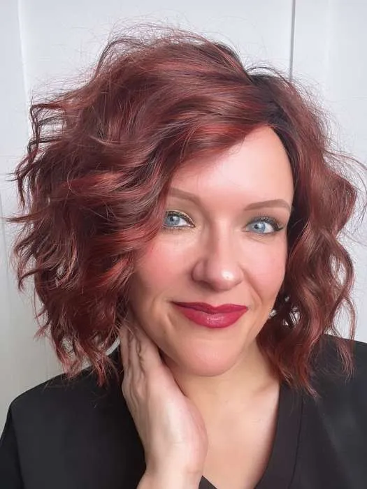 Beaming Beauty | Synthetic Lace Front Wig (Mono Part)