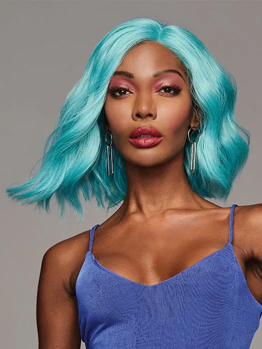 Blue Babe | Synthetic Lace Front Wig (Mono Part)