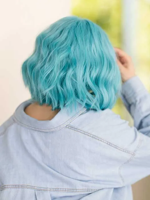 Blue Babe | Synthetic Lace Front Wig (Mono Part)