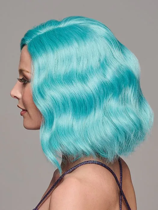 Blue Babe | Synthetic Lace Front Wig (Mono Part)