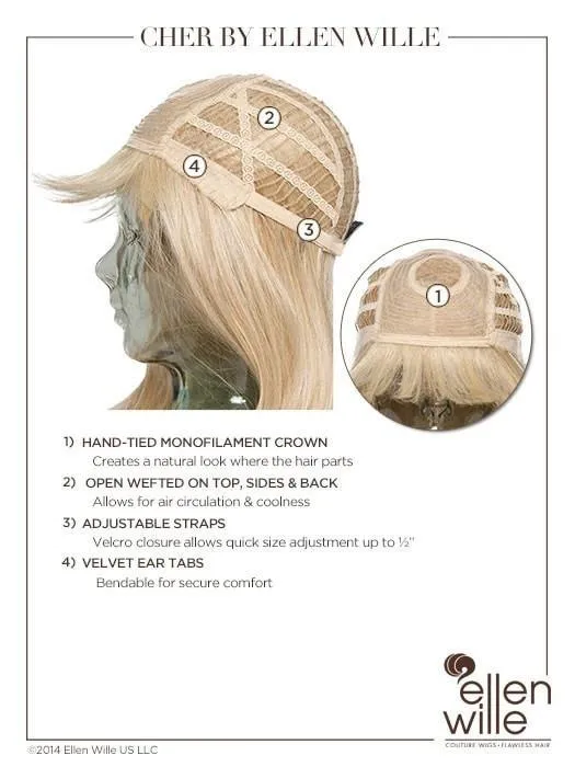 Cher | Long Synthetic Wig (Mono Crown)