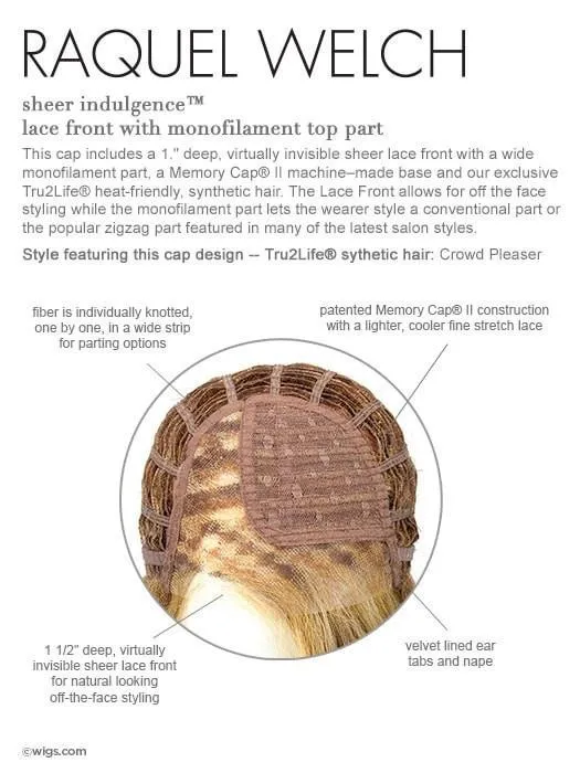 Crowd Pleaser | HF Synthetic Lace Front Wig (Mono Part)