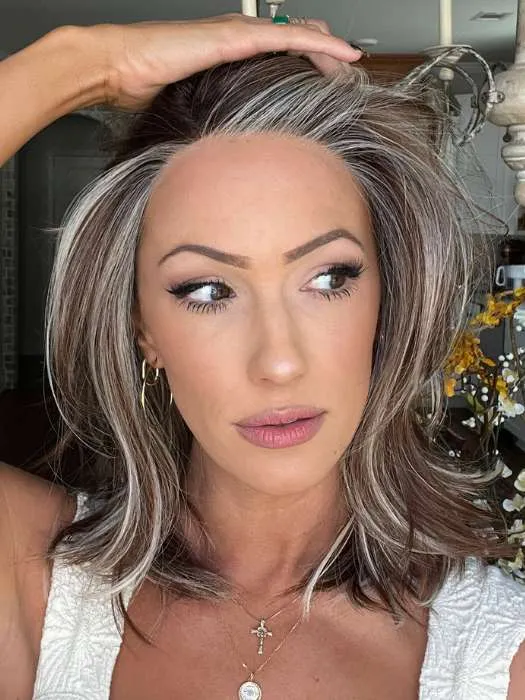 Dazzling Wavez | Synthetic Lace Front Wig (Mono Part)