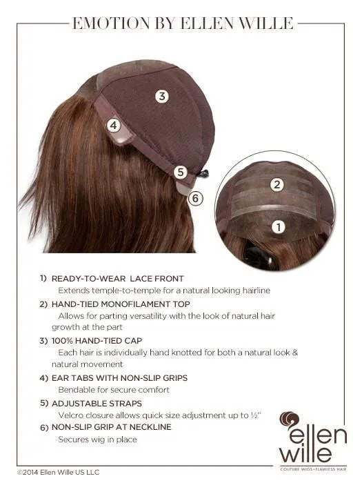 Emotion | Remy Human Hair Lace Front Wig (Hand-Tied)