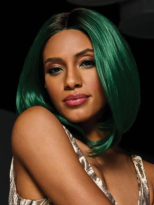 Green IRL | Synthetic Lace Front Wig (Mono Part)