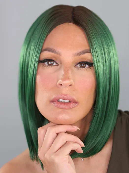 Green IRL | Synthetic Lace Front Wig (Mono Part)