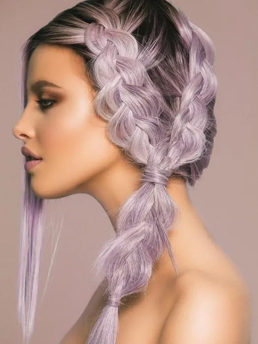 Lilac Frost | HF Synthetic Wig (Basic Cap)