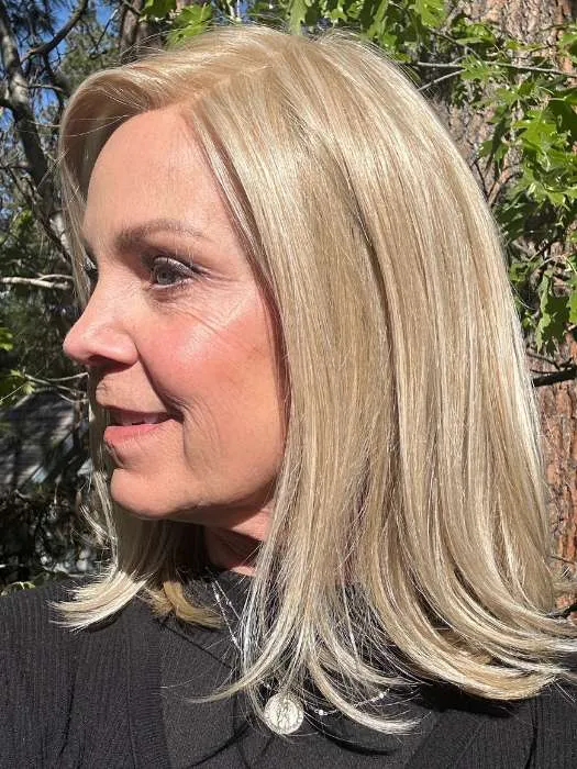 Lisa | Human Hair/Synthetic Hair Blend Lace Front Wig (Mono Top)