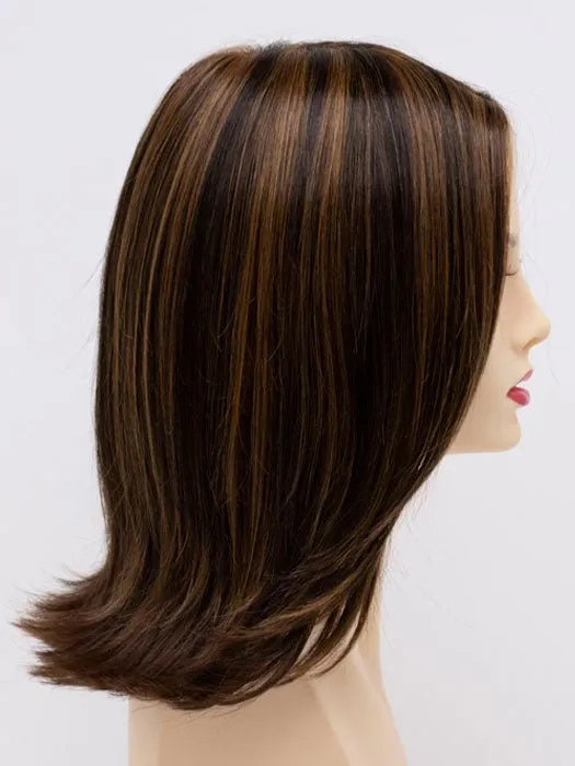 Lisa | Human Hair/Synthetic Hair Blend Lace Front Wig (Mono Top)