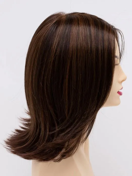 Lisa | Human Hair/Synthetic Hair Blend Lace Front Wig (Mono Top)