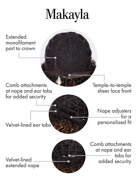 Makayla | Synthetic Lace Front Wig (Mono Part)