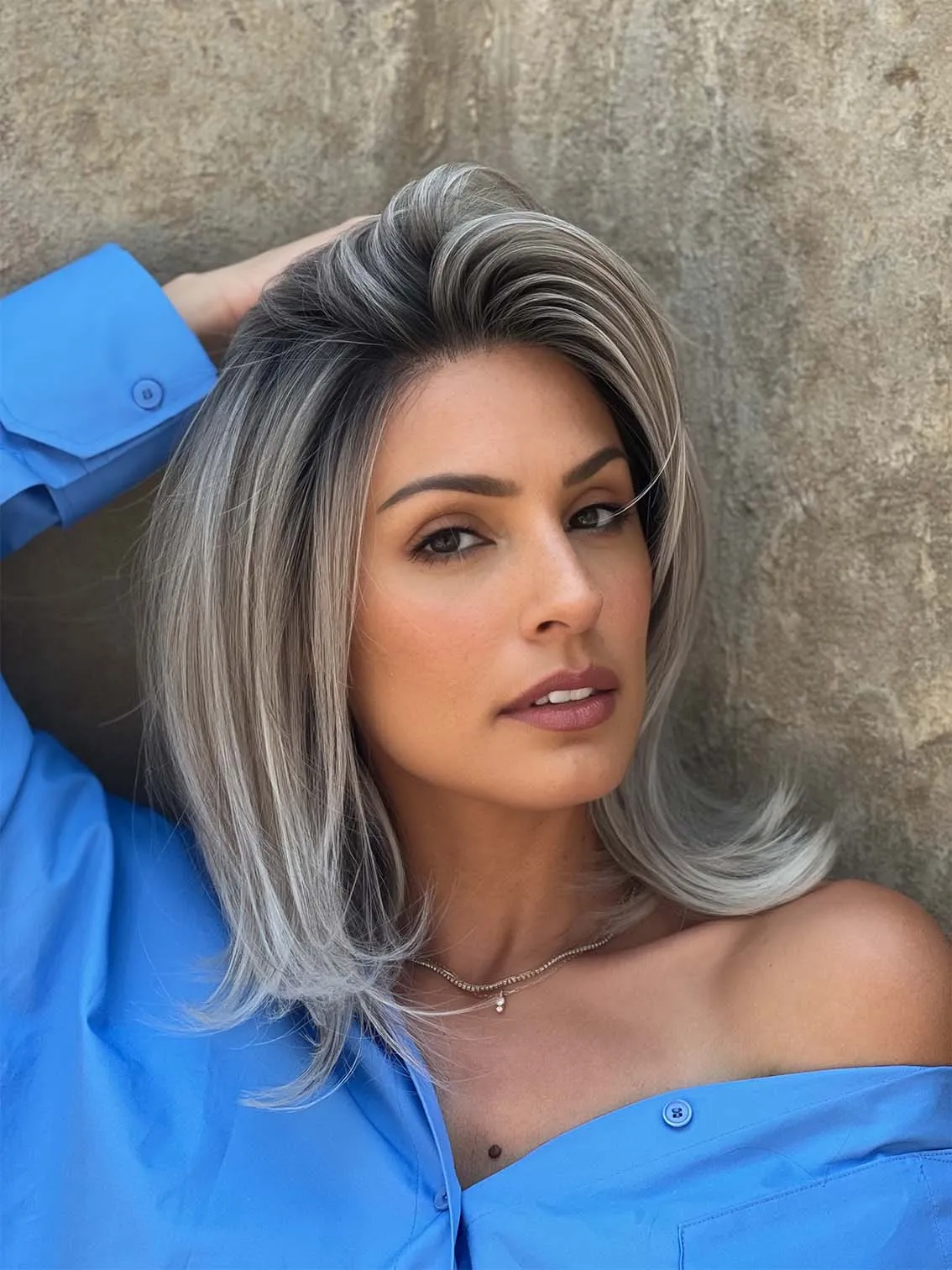 Melody | Synthetic Lace Front Wig (Mono Top)