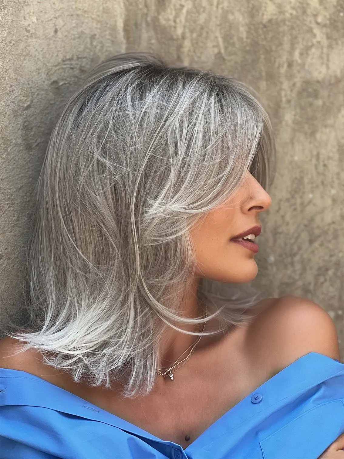 Melody | Synthetic Lace Front Wig (Mono Top)