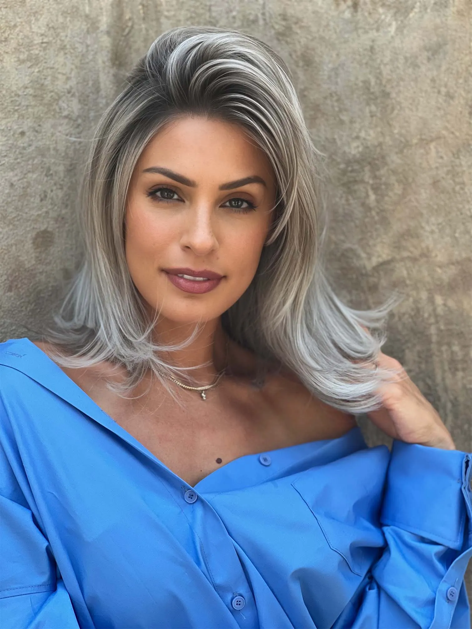 Melody | Synthetic Lace Front Wig (Mono Top)