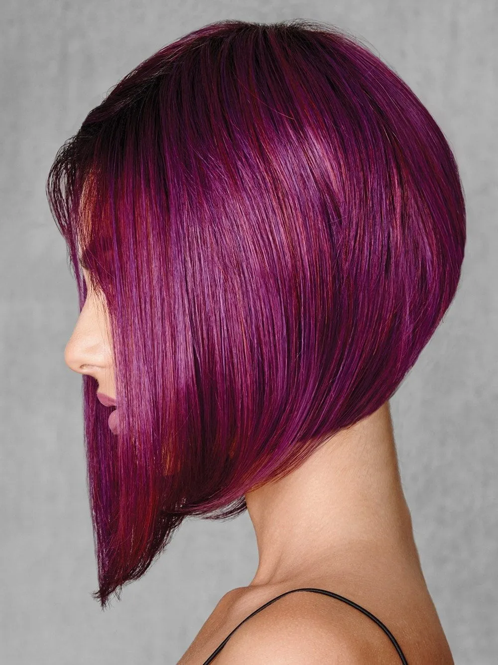 Midnight Berry | HF Synthetic Wig (Basic Cap)