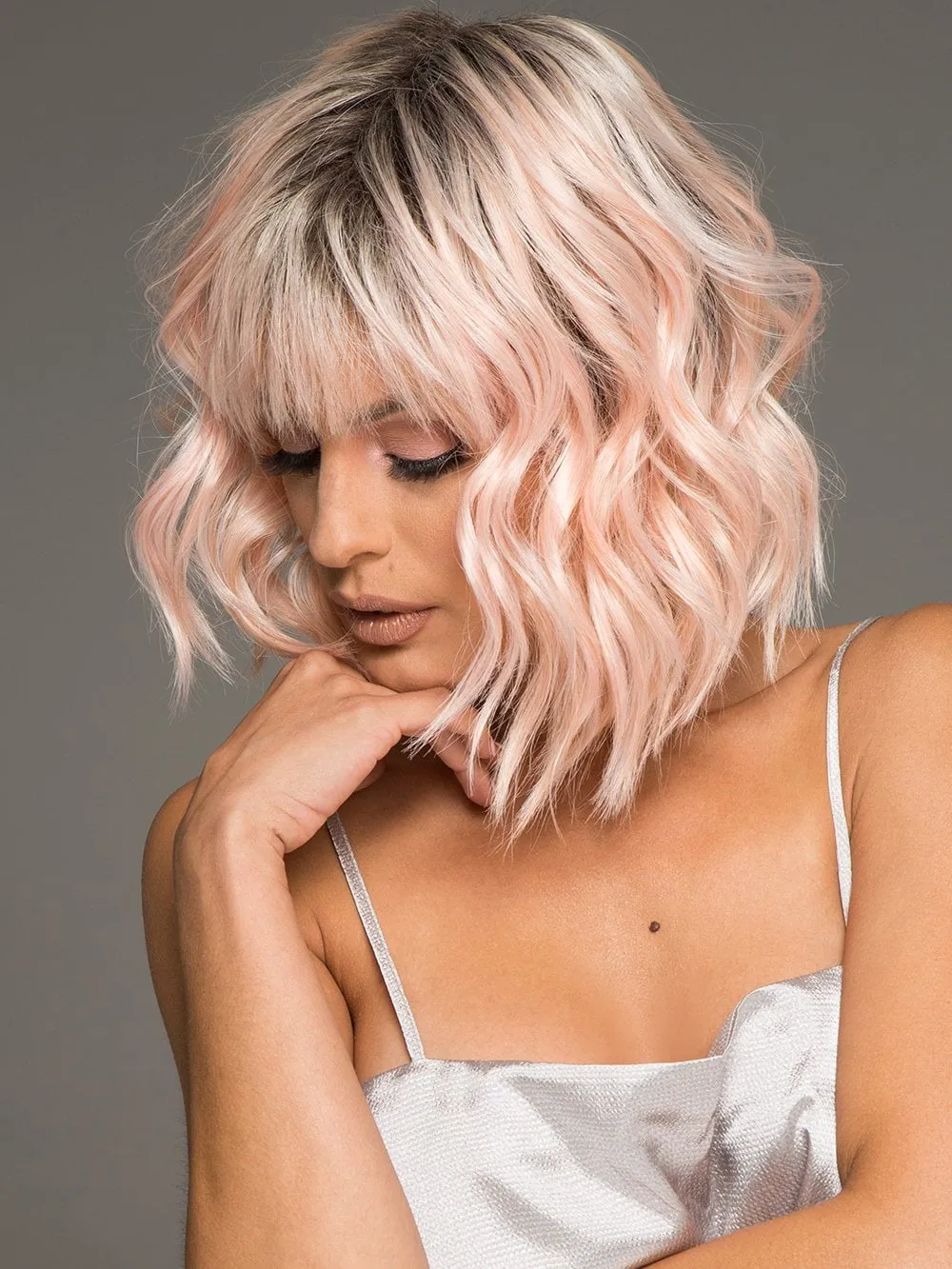 Peachy Keen | HF Synthetic Wig (Basic Cap)