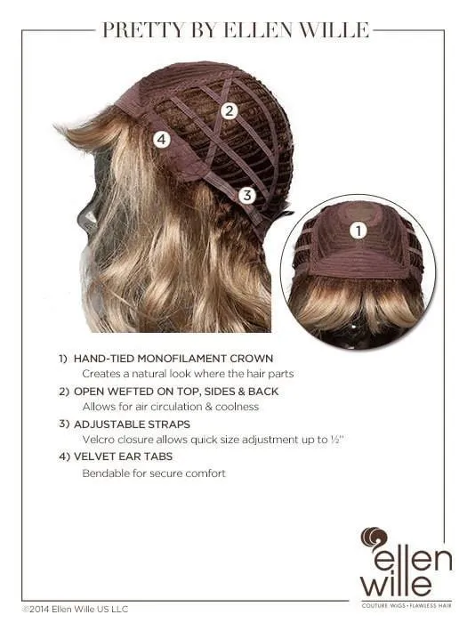 Pretty | Synthetic Wig (Mono Crown)