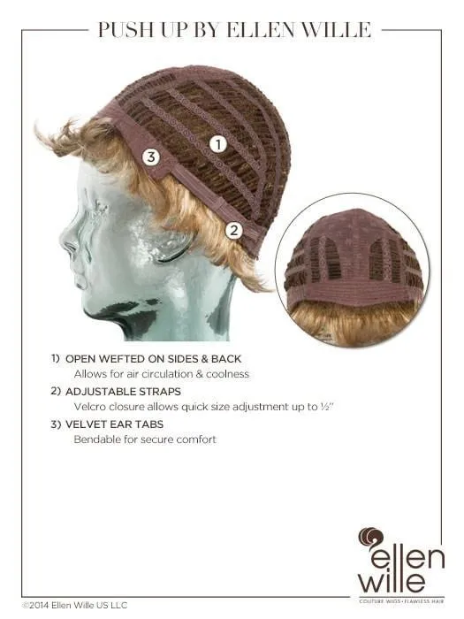 Push Up | Short Synthetic Wig (Basic Cap)