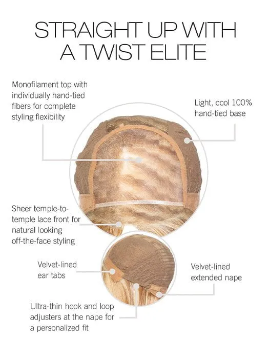 Straight Up With a Twist Elite | Synthetic Lace Front Wig (Hand-Tied)