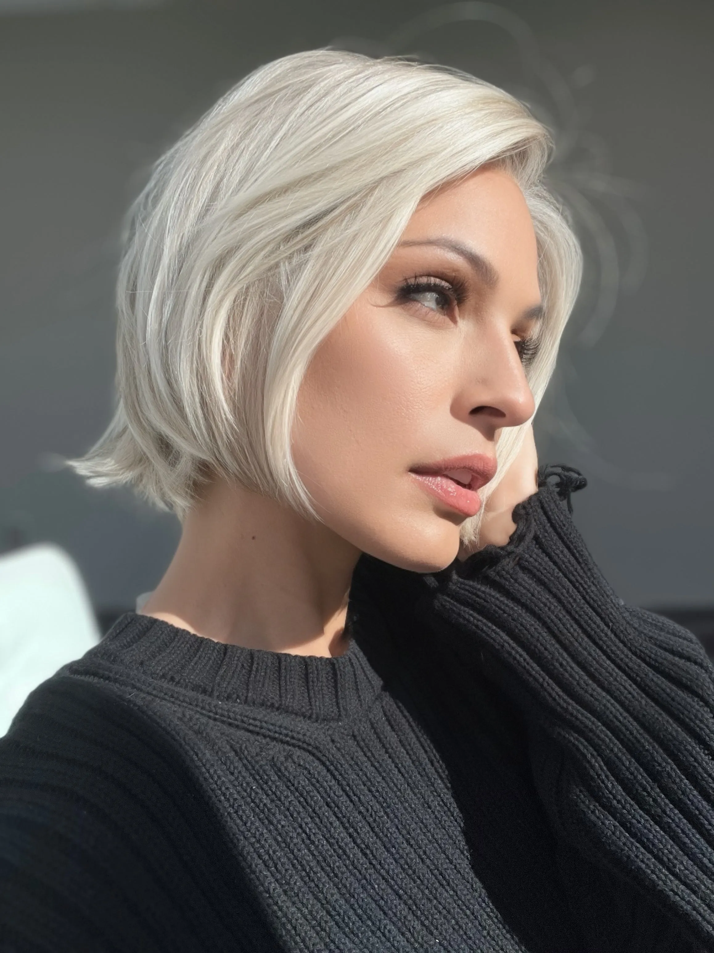Straight Up With a Twist | HF Synthetic Lace Front Wig (Mono Top)