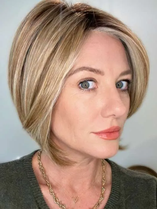 Straight Up With a Twist | HF Synthetic Lace Front Wig (Mono Top)