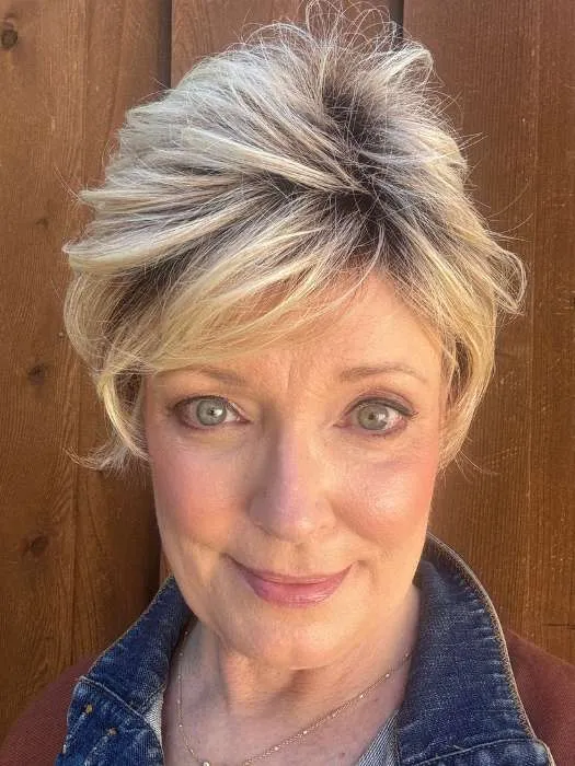 Swept Back Short Cut | Synthetic Wig (Basic)