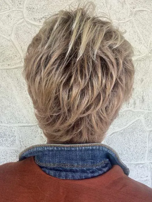 Swept Back Short Cut | Synthetic Wig (Basic)