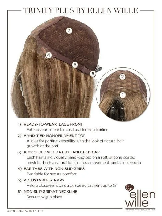 Trinity Plus | Remy Human Hair Lace Front Wig (Hand-Tied)